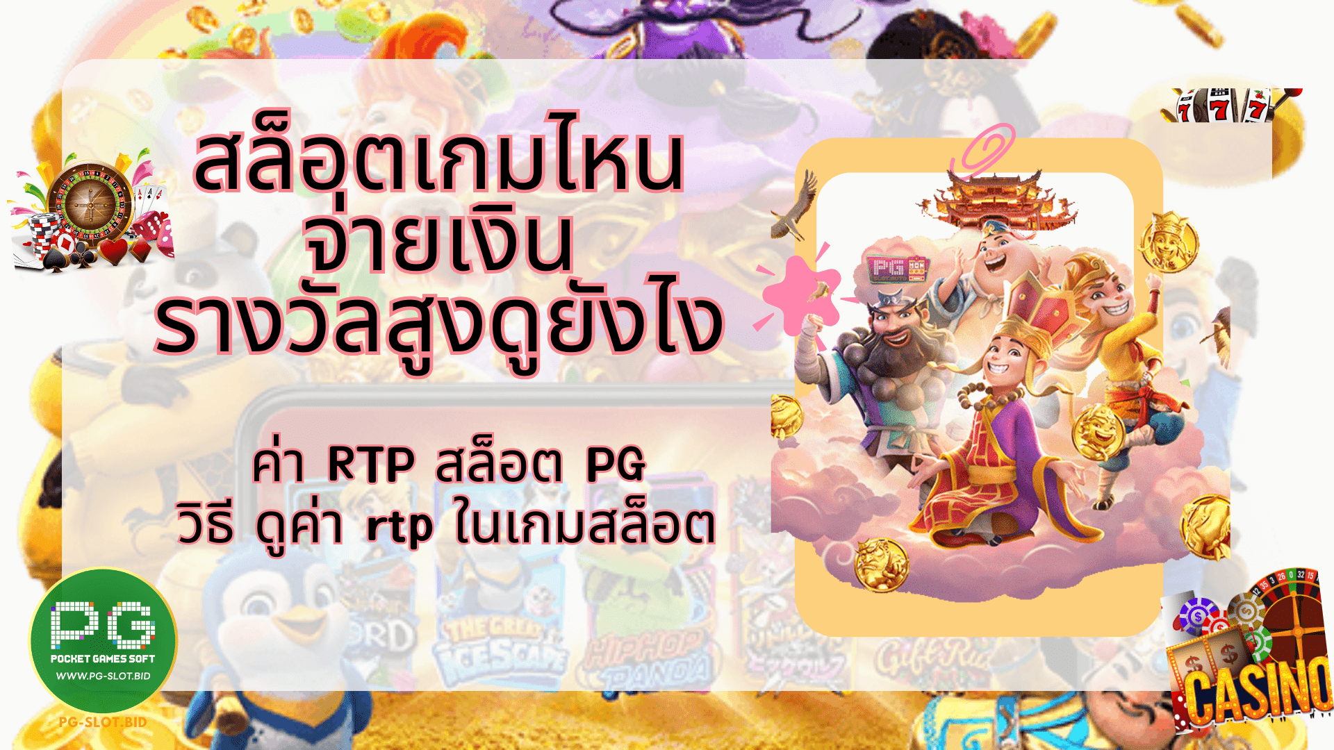 สล็อตเกมไหนจ่ายเงินรางวัลสูงดูยังไง ค่า RTP